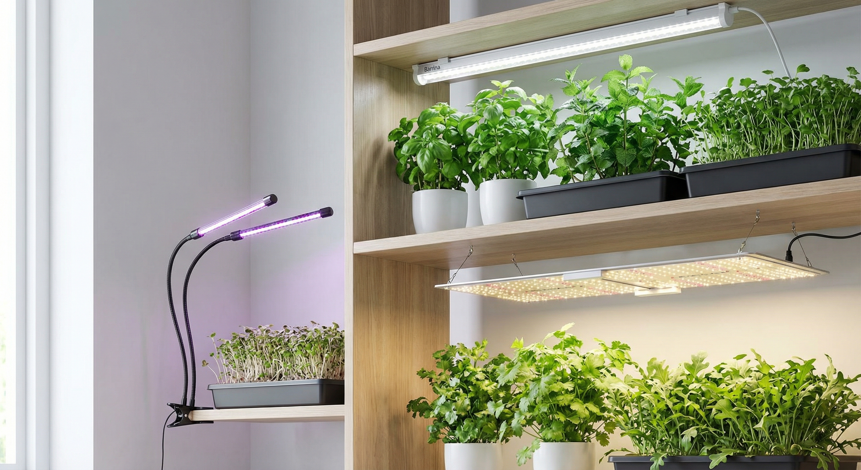 Best Grow Lights for Edible Plants in 2026: LED Grow Lights for Herbs, Greens & Vegetables